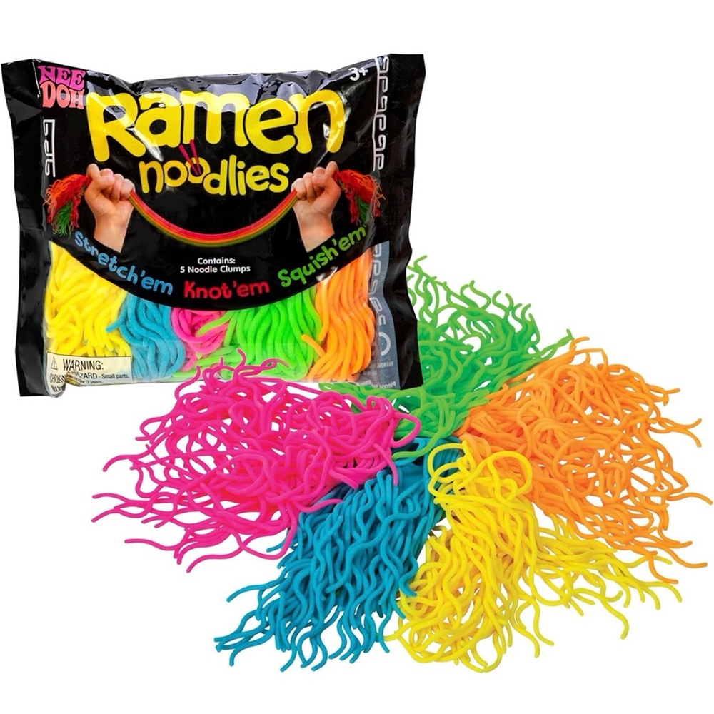 2 for $20 Nee Doh Ramen Noodles Girls & Boys Fidget Toy